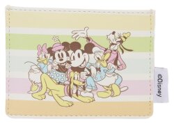 Disney by Loungefly Karten-Etui Mickey and Friends Rainbow Stripes