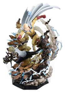 One-Punch Man Ultimate Premium Masterline Series Statue 1/4 Saitama & Genos Deluxe Version 73 cm