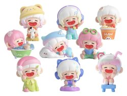 Original Character Sammelfiguren Blind Box 8er-Set Lazy Home Diary 9 cm