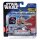 Star Wars Micro Galaxy Squadron Fahrzeug mit Figur Ginivex-Class Starfighter 7,5 cm