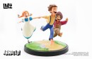 Tom Sawyers Abenteuer Animated! Statue Tom, Huck & Becky 23 cm