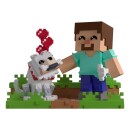Minecraft Vinyl Figur Taming a Wolf 10 cm