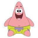 SpongeBob Schwammkopf Plüschfigur Patrick Star 22 cm