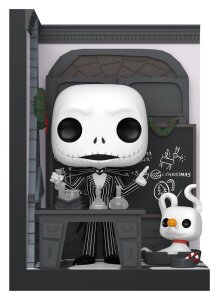 Nightmare Before Christmas POP! Nooks Vinyl Figur Jack Skellingtons Room 9 cm