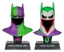 Batman DC Direct Mini-Replik 1/3 2er-Pack Batman Masken Hush & Knightfall (Jokerized) (Gold Label) 18 cm