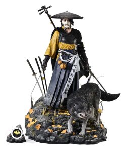 Ghost of Yotei Real Elite Masterline Statue 1/4 Atsu DX Bonus Version 59 cm