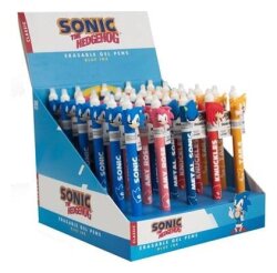 Sonic - The Hedgehog Radierbarer Gelstift Characters Display (30)