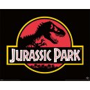 Jurassic Park Mini-Poster (Klassisches Logo) 40 x 50cm