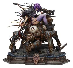 Ghost in the Shell Stand Alone Complex The Legend of Beauty and the Beast Statue 1/4 Motoko Kusanagi & Tachikoma Character color Art by Entei Ryu 53 cm