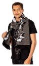 Harry Potter Schal Dark Arts Spell Long Length Grey