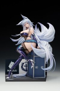 Azur Lane PVC Figur 1/7 Shinano Moonlit Chrome Ver. Acrylic Special Edition w/Display 25 cm