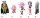 One Piece World Collectable Figure  Parent-Child Bloodline 3 Minifiguren 7 cm Blind Box Display (12)