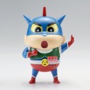 Crayon Shinchan Cosplay PVC-Figur Action Kamen Shinchan & Paper Robot Shinchan (Ver. Action Kamen Shinchan Special Color) 12 cm