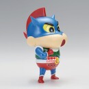 Crayon Shinchan Cosplay PVC-Figur Action Kamen Shinchan & Paper Robot Shinchan (Ver. Action Kamen Shinchan Special Color) 12 cm