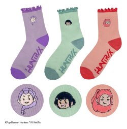 KPop Demon Hunters Socken-Set (3 Paar) HUNTR/X