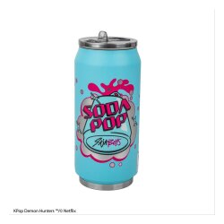 KPop Demon Hunters Thermobecher mit Strohhalm Soda Pop Can