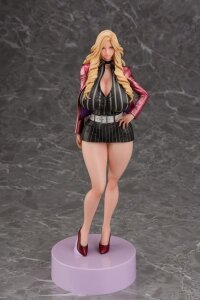 Gal Ane Shachou to Harem Office PVC Figur 1/7 Nishigori Ai (Red Suit Ver.) Wholesome Ver. 26 cm