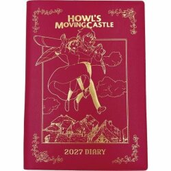 Das wandelnde Schloss Tagebuch Hauru & Sophie red gold foil