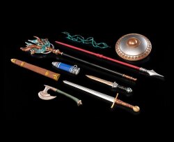 Mythic Legions Zubehör-Set für Actionfiguren Heroic Weapons Pack