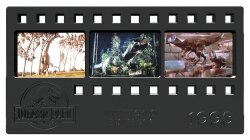 Jurassic Park Metallbarren Metal Film Strip Collectible 12 cm
