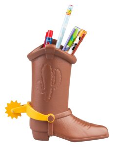 Disney Pixar Toy Story Stiftehalter mit Schreibwaren-Set Woodys Stiefel 16 cm