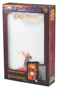Der Herr der Ringe Gerahmtes LED-Panel 28 x 20 cm