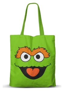 Sesamstraße FAN Einkaufstasche Oscar the Grouch Face