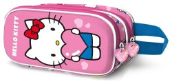 Sanrio 3D Double Federmäppchen Hello Kitty Heart