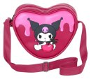 Sanrio Casual Heart Schultertasche Kuromi Cherry