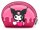 Sanrio Casual Oval Geldbörse Kuromi Cherry