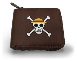 One Piece Geldbörse Man Zip Skull