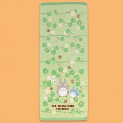 Mein Nachbar Totoro Natsu Handtuch Totoro Green Leaf 34 x 80 cm