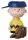 MLB × Peanuts UDF PVC Figur Los Angeles Dodgers Charlie Brown 9 cm