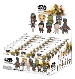 Star Wars: Das Buch von Boba Fett 3D PVC-Taschenanhänger Serie 1 Display (24)