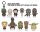 Star Wars: Das Buch von Boba Fett 3D PVC-Taschenanhänger Serie 1 Display (24)
