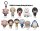 Spy x Family 3D PVC-Taschenanhänger Serie 2 Display (24)