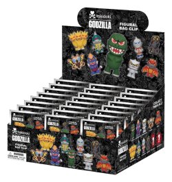 Tokidoki x Godzilla 3D PVC-Taschenanhänger Display (24)