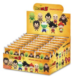Dragon Ball Z 3D PVC-Taschenanhänger Serie 1 Display (24)