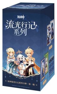 Genshin Impact Sammelkartenspiel Journey of Light Blind Box Display (18) *Chinesische Version*