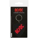 AC/DC PVC Schlüsselanhänger Plectrum