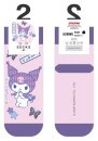 Sanrio Socken Kuromi Japanese Short 36-40