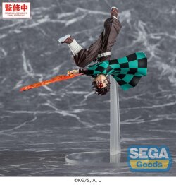Demon Slayer: Kimetsu no Yaiba Luminasta PVC Figur Tanjiro Kamado Hinokami Kagura Setting Sun Transformation 15 cm