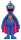 Sesamstraße Supersize Vinyl Figur Super Grobi 36 cm