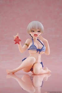 Uzaki-chan Wants to Hang Out! Desktop Cute PVC Figur Hana Uzaki (Swim wear Ver.) 13 cm
