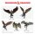 D&D Icons of the Realms Minifiguren Aarakocra-Schwarm 20 cm
