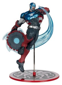 Marvel Rivals Collection 1/10 Actionfigur Captain America 20 cm