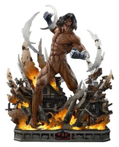 Attack on Titan (TV animation) Ultimate Diorama Masterline Statue Eren Yeager Attack Titan 81 cm