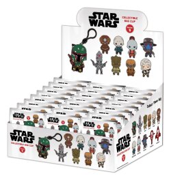 Star Wars Most Wanted Bounty Hunters 3D PVC-Taschenanhänger Serie 1 Display (24)