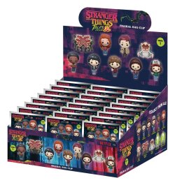 Stranger Things Tales of 85 3D PVC-Taschenanhänger Serie 1 Display (24)