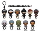 Six Siege 3D PVC-Taschenanhänger Serie 1 Display (24)